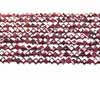 AAA Rhodolite Garnet Faceted Diamond Square Cube Beads Strand Length is 14 Inches and Sizes from 6mm Approx 
